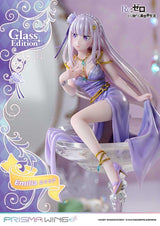 Re:Zero Prisma Wing Estatua 1/7 Emilia Glass Edition 29 cm