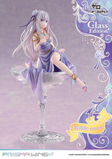 Re:Zero Prisma Wing Estatua 1/7 Emilia Glass Edition 29 cm