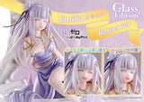 Re:Zero Prisma Wing Estatua 1/7 Emilia Glass Edition Bonus Version 29 cm