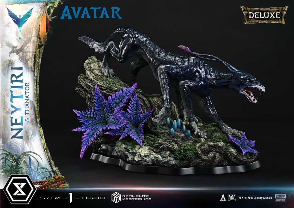 Avatar (Film)  Estatua Real Elite Masterline Series 1/4 Neytiri & Thanator Deluxe Bonus Version 75 cm 