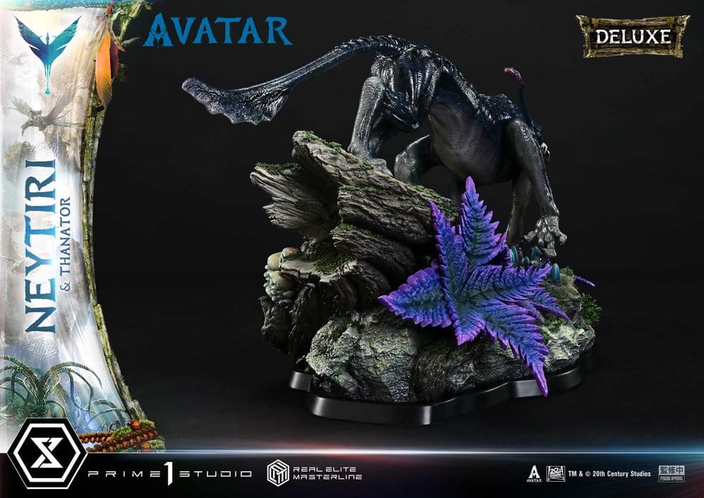 Avatar (Film)  Estatua Real Elite Masterline Series 1/4 Neytiri & Thanator Deluxe Bonus Version 75 cm 