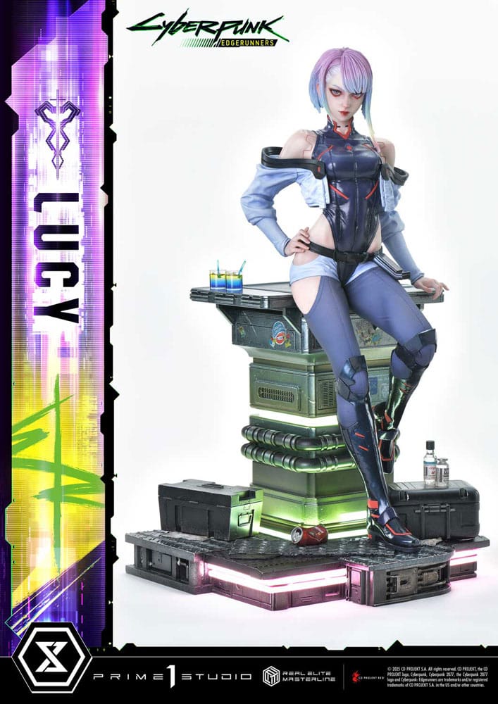 Cyberpunk: Edgerunners Estatua Real Elite Masterline Series 1/4 Lucy 50 cm