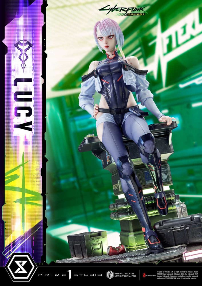 Cyberpunk: Edgerunners Estatua Real Elite Masterline Series 1/4 Lucy 50 cm