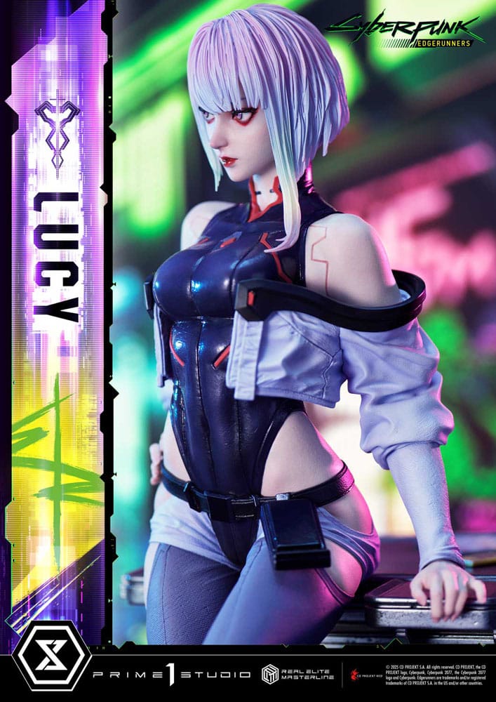 Cyberpunk: Edgerunners Estatua Real Elite Masterline Series 1/4 Lucy 50 cm