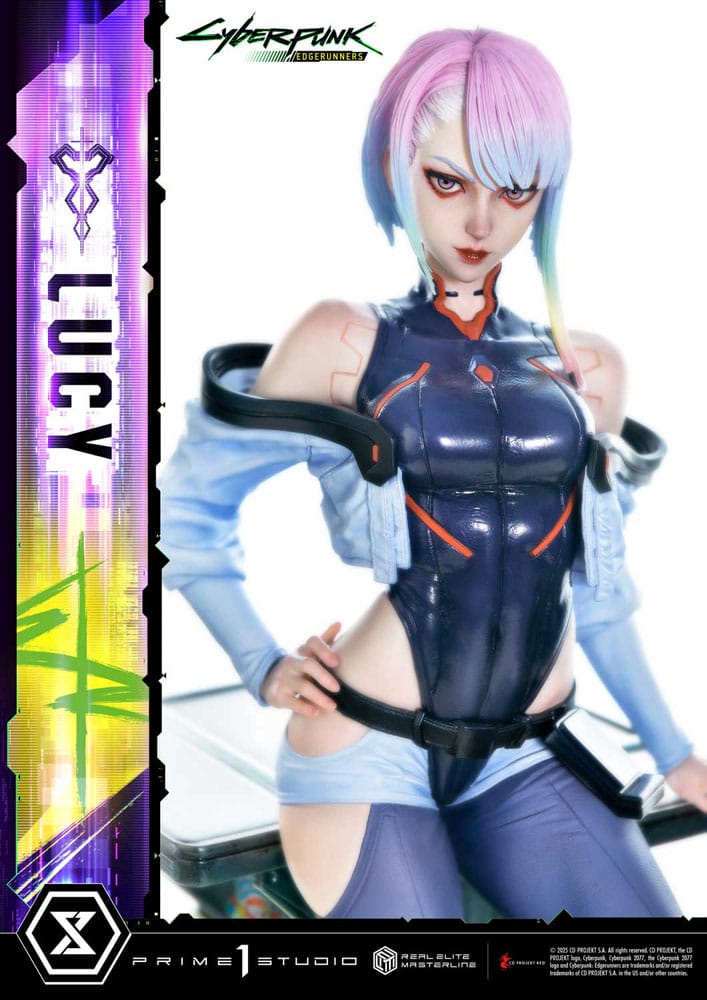 Cyberpunk: Edgerunners Estatua Real Elite Masterline Series 1/4 Lucy 50 cm
