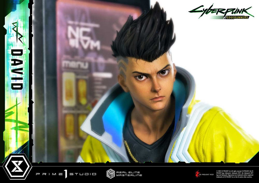 Cyberpunk: Edgerunners Estatua Real Elite Masterline Series 1/4 David 58 cm 