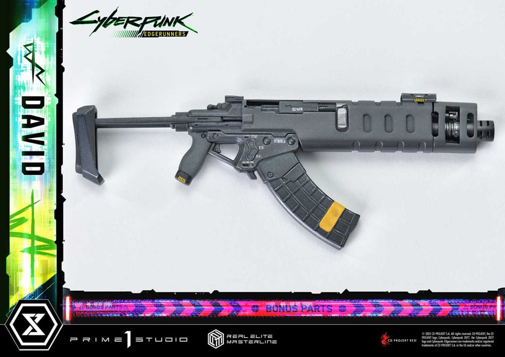 Cyberpunk: Edgerunners Estatua Real Elite Masterline Series 1/4 David Deluxe Bonus Version 58 cm 