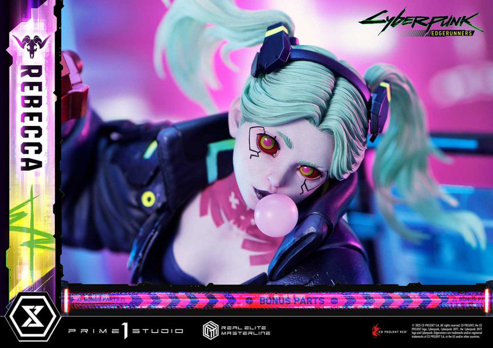 Cyberpunk: Edgerunners Estatua Real Elite Masterline Series 1/4 Rebecca Deluxe Bonus Version 54 cm  