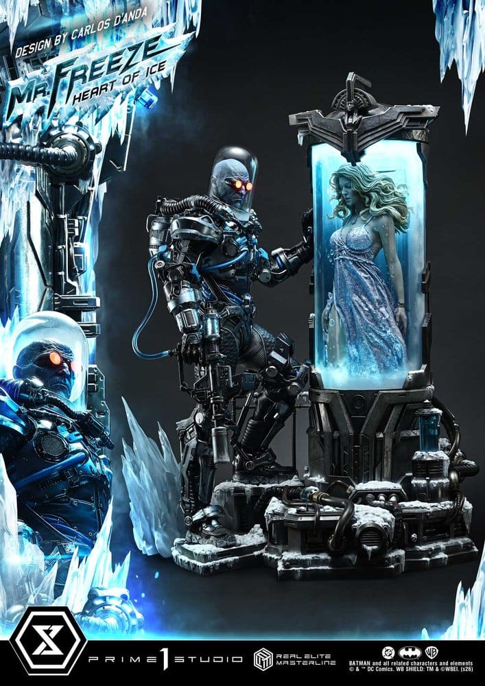 DC Comics Real Elite Masterline Series Estatua 1/3 Batman (Comics) Mr. Freeze Heart of Ice (Design by Carlos D'Anda) 82 cm