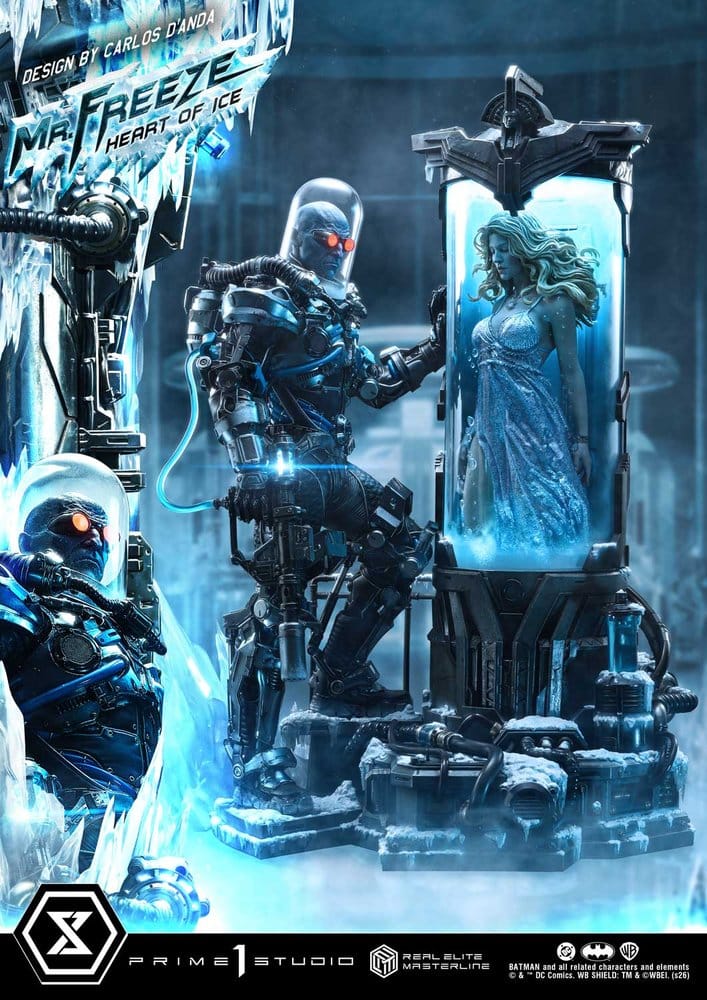 DC Comics Real Elite Masterline Series Estatua 1/3 Batman (Comics) Mr. Freeze Heart of Ice (Design by Carlos D'Anda) 82 cm