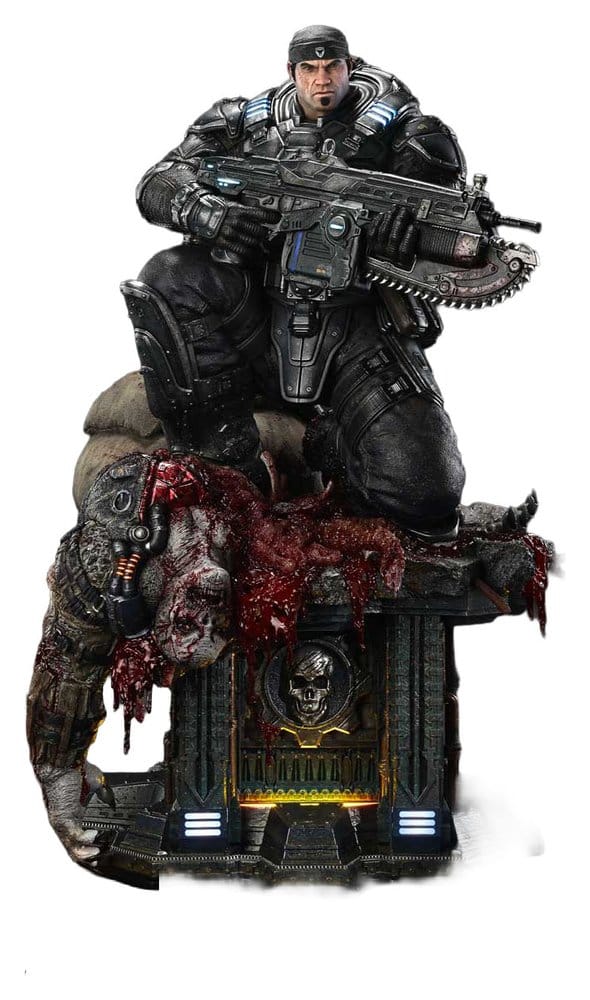 Gears of War: Reloaded Estatua Real Elite Masterline Series 1/3 Marcus Fenix Ultimate Version 97 cm 