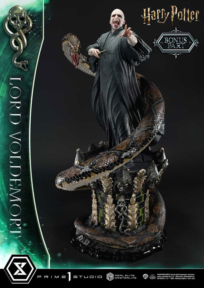 Harry Potter Estatua Real Elite Masterline Series 1/4 Lord Voldemort Bonus Version 83 cm    