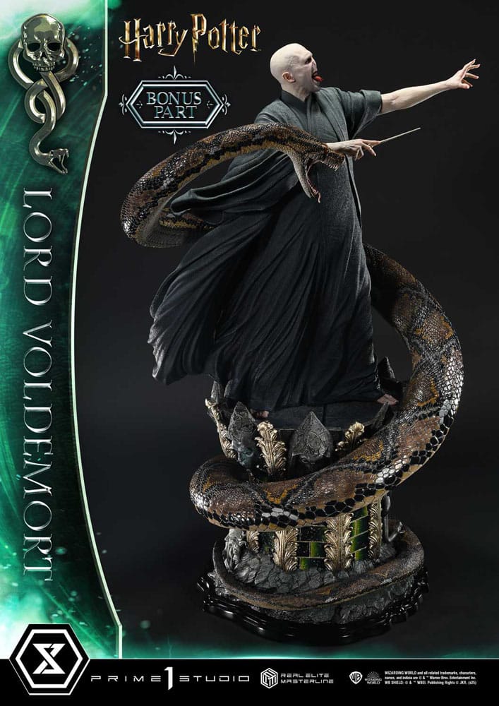 Harry Potter Estatua Real Elite Masterline Series 1/4 Lord Voldemort Bonus Version 83 cm    