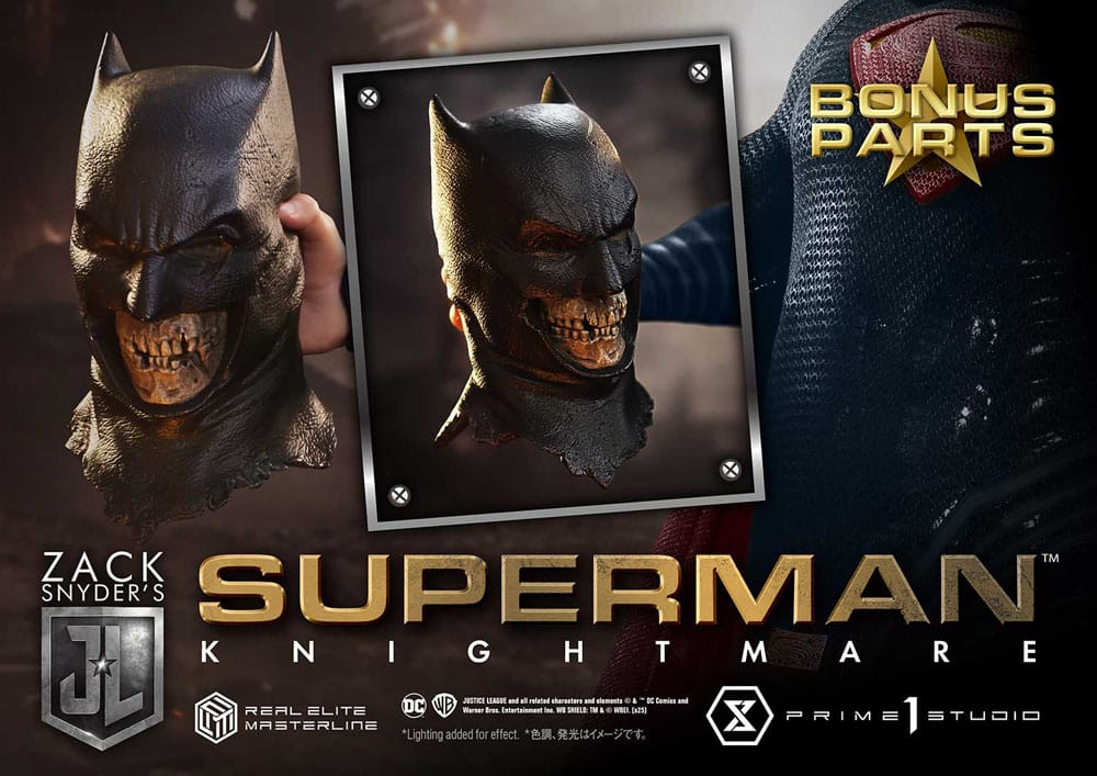 Zack Snyder's Justice League Estatua Real Elite Masterline Series 1/3 Superman Knightmare Color Edition Deluxe Bonus Ver. 95 cm