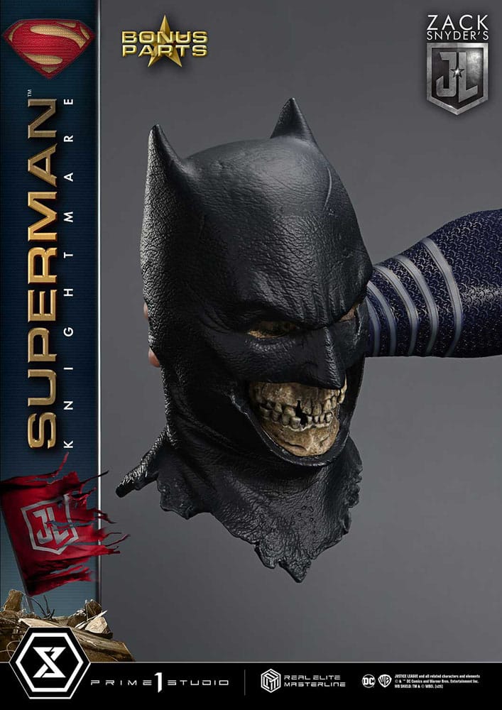 Zack Snyder's Justice League Estatua Real Elite Masterline Series 1/3 Superman Knightmare Color Edition Deluxe Bonus Ver. 95 cm