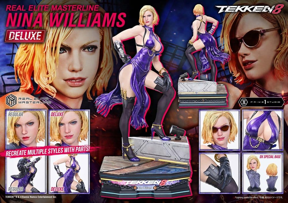 Tekken Real Elite Masterline Series Estatua 1/4 Nina Williams Deluxe Version 55 cm