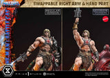 Masters of the Universe Estatua Real Elite Masterline Series 1/4 He-Man & Battle Cat Ultimate Bonus Version 86 cm 