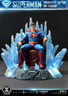 DC Comics Estatua 1/4 Throne Legacy Collection Superman Fortress of Solitude on Throne (Design by Gabriele Dell'Otto) 52 cm