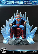 DC Comics Estatua 1/4 Throne Legacy Collection Superman Fortress of Solitude on Throne (Design by Gabriele Dell'Otto) 52 cm