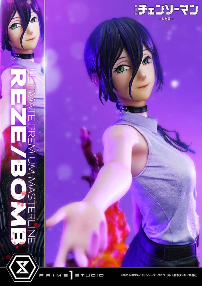 Chainsaw Man Ultimate Premium Masterline Series Estatua 1/4 The Movie: Reze Arc REZE/BOMB 56 cm