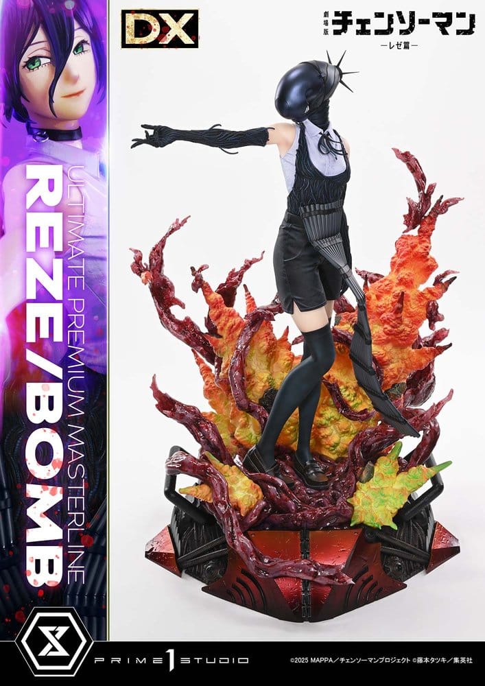 Chainsaw Man Ultimate Premium Masterline Series Estatua 1/4 The Movie: Reze Arc REZE/BOMB DX Bonus Version 56 cm