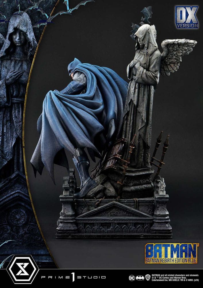 Batman Estatua Ultimate Premium Masterline Series 1/4 Batman Rebirth Edition Blue Deluxe Version 71 cm
