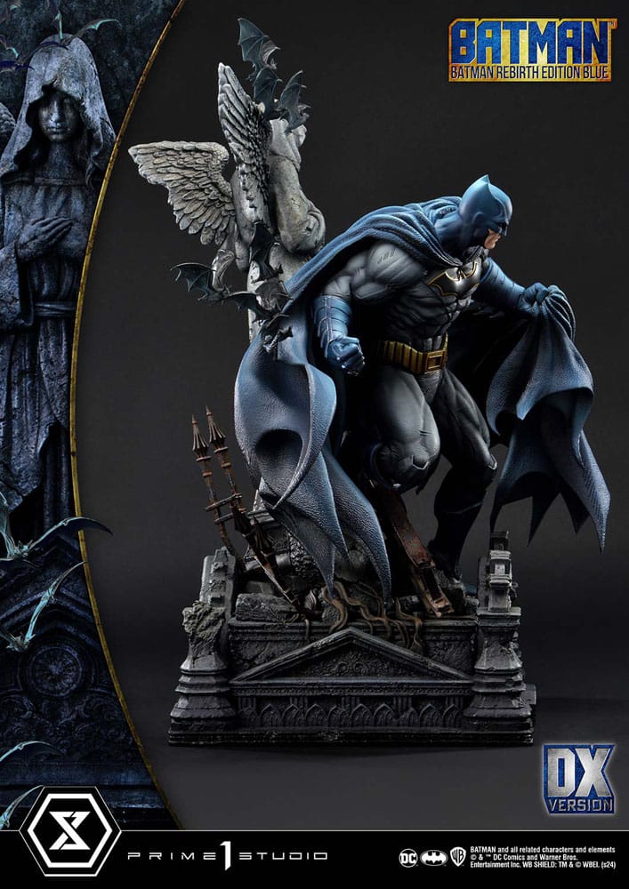 Batman Estatua Ultimate Premium Masterline Series 1/4 Batman Rebirth Edition Blue Deluxe Bonus Version 71 cm
