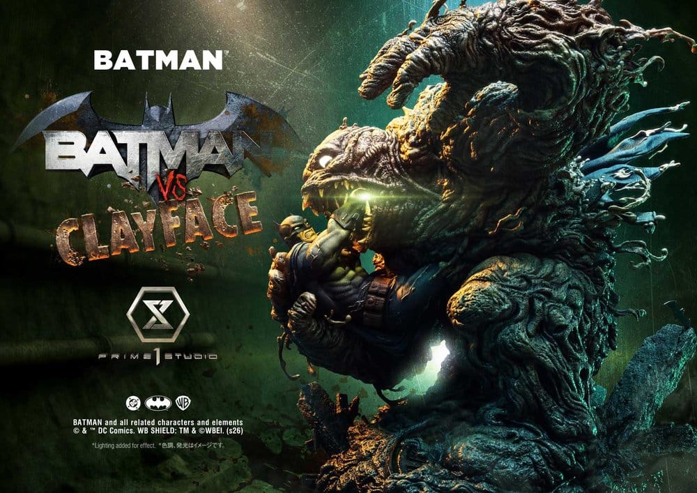 DC Comics Ultimate Premium Masterline Series Estatua 1/4 Batman VS Clayface 83 cm