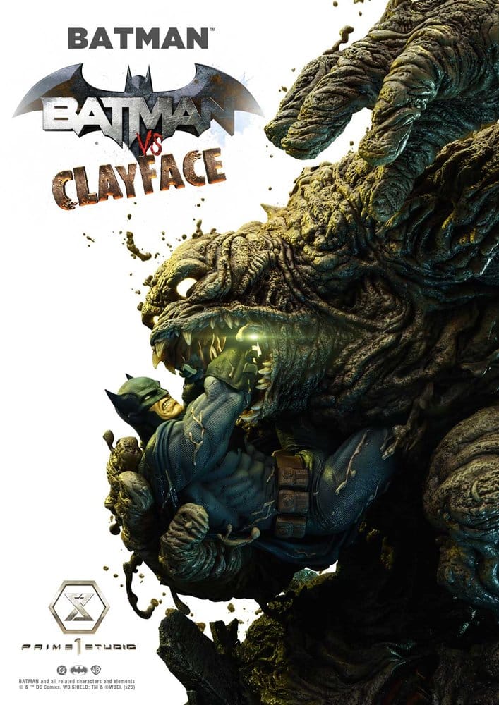 DC Comics Ultimate Premium Masterline Series Estatua 1/4 Batman VS Clayface 83 cm
