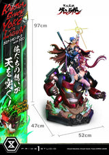 Gurren Lagann Estatua Ultimate Premium Masterline Series 1/4 Kamina, Simon & Yoko with Lagann Deluxe Bonus Version 97 cm
