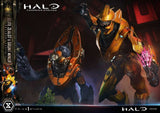 Halo: Campaign Evolved Ultimate Premium Masterline Series Estatua 1/4 Elite Zealot & Grunt Minor: Covenant Assault 81 cm