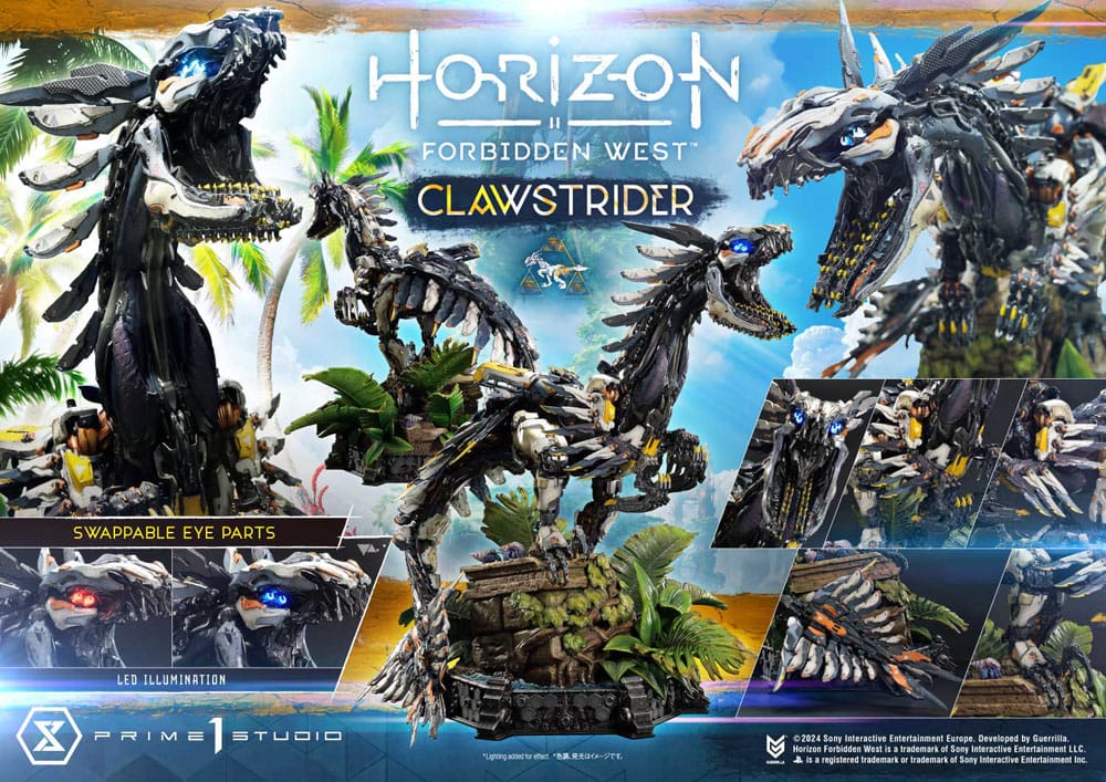 Horizon Forbidden West Estatua Ultimate Premium Masterline Series 1/4 Clawstrider 68 cm
