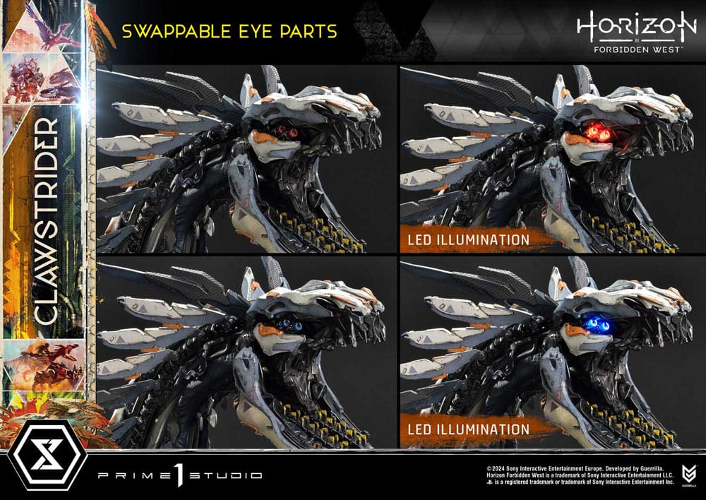 Horizon Forbidden West Estatua Ultimate Premium Masterline Series 1/4 Clawstrider 68 cm