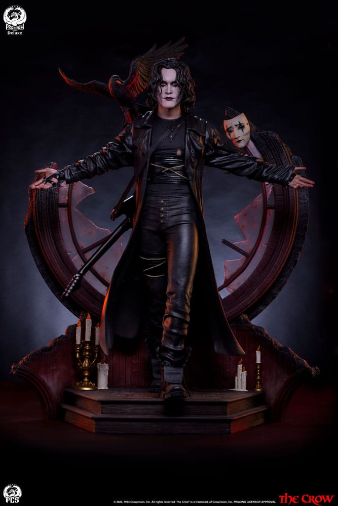 El cuervo Estatua Epic Series 1/3 Crow Deluxe Edition 66 cm   