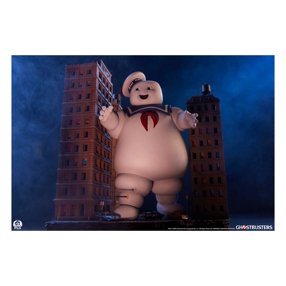 Los cazafantasmas Diorama Statuette Stay Puft Marshmallow Man Deluxe Edition 74 cm  