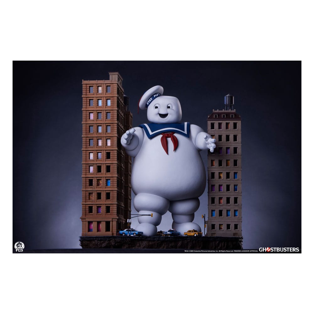 Los cazafantasmas Diorama Statuette Stay Puft Marshmallow Man Deluxe Edition 74 cm  