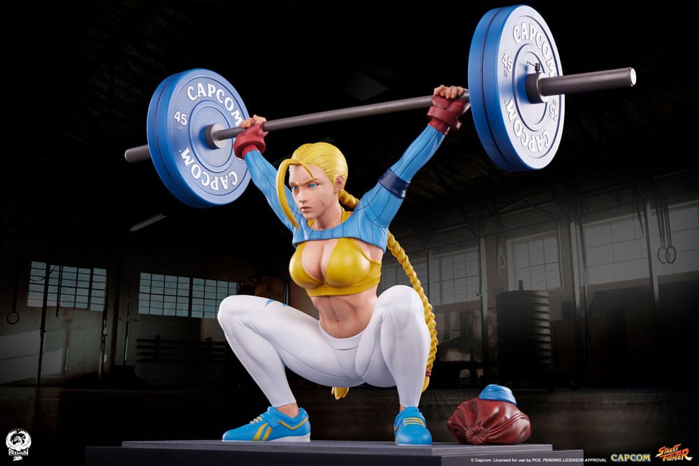 Street Fighter Estatua Premier Series 1/4 Cammy: Powerlifting Alpha 41 cm