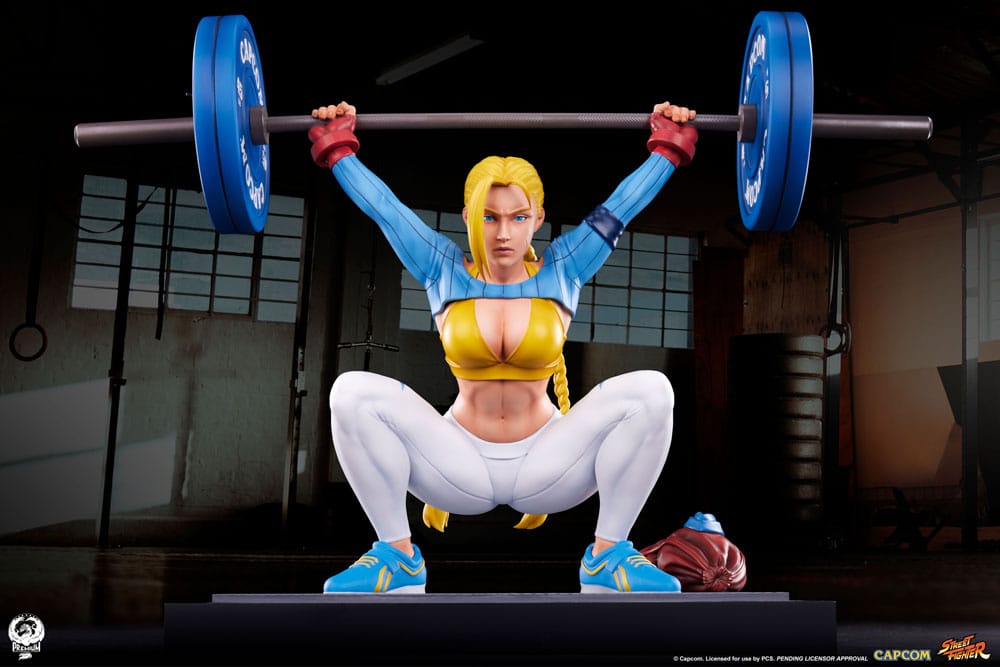 Street Fighter Estatua Premier Series 1/4 Cammy: Powerlifting Alpha 41 cm