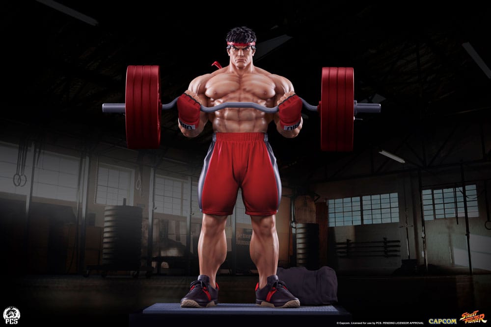 Street Fighter Estatua Premier Series 1/4 Ryu: Powerlifting 53 cm