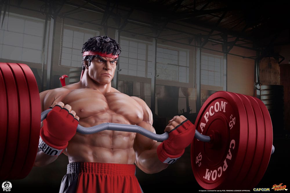 Street Fighter Estatua Premier Series 1/4 Ryu: Powerlifting 53 cm