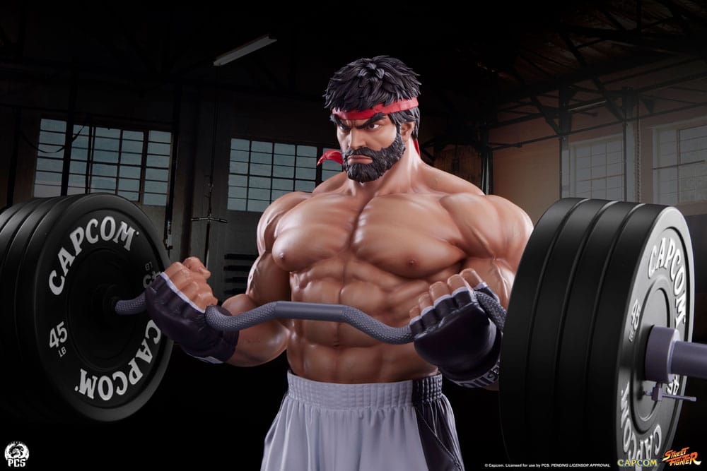 Street Fighter Estatua Premier Series 1/4 Ryu Battle Edition: Powerlifting 53 cm  
