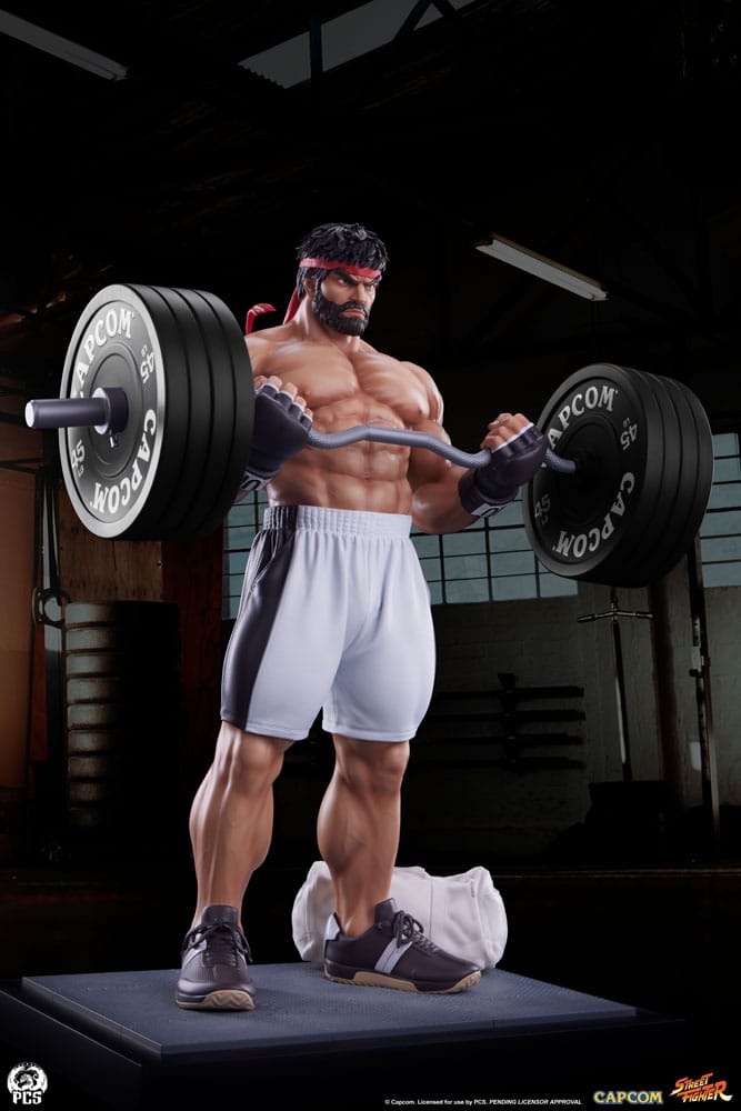 Street Fighter Estatua Premier Series 1/4 Ryu Battle Edition: Powerlifting 53 cm  