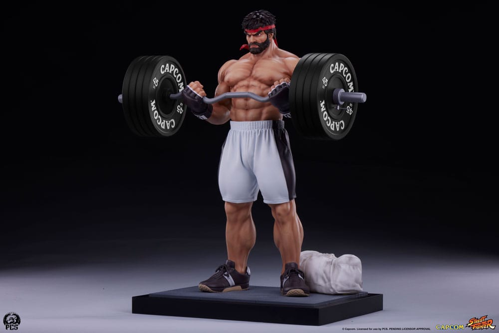 Street Fighter Estatua Premier Series 1/4 Ryu Battle Edition: Powerlifting 53 cm  