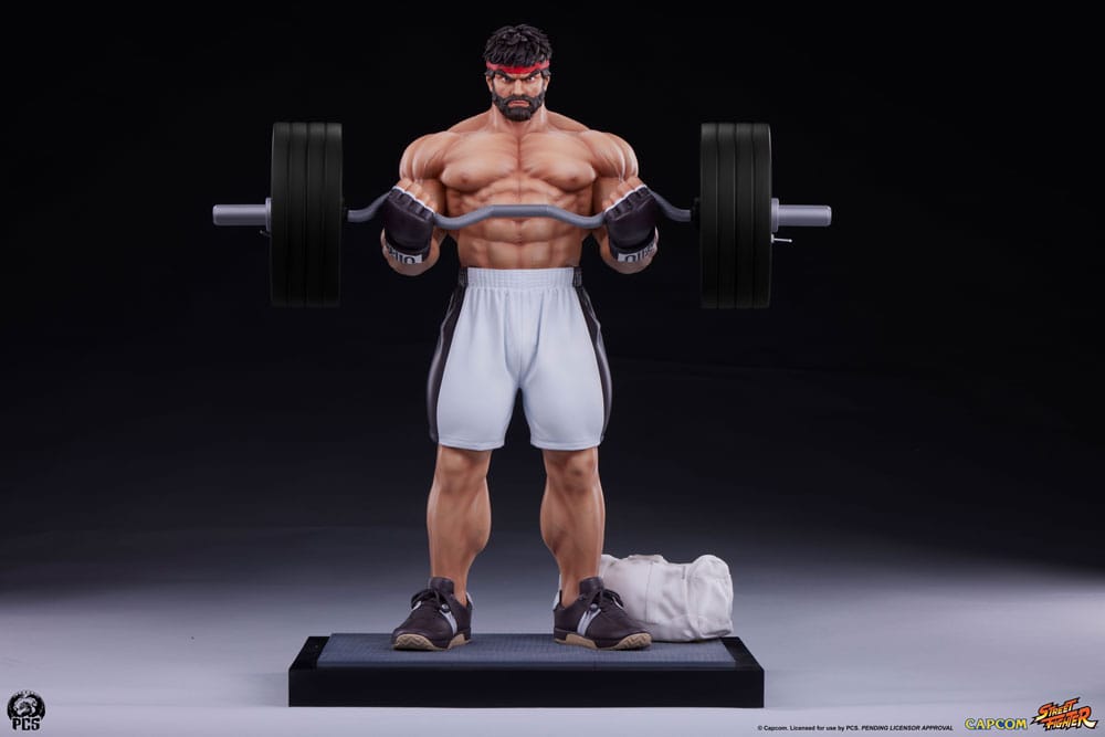 Street Fighter Estatua Premier Series 1/4 Ryu Battle Edition: Powerlifting 53 cm  