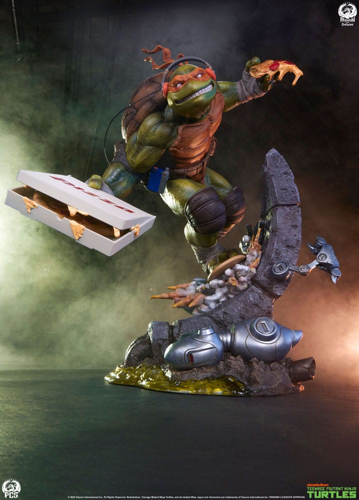 Tortugas Ninja Estatua 1/3 Michelangelo Deluxe Edition 67 cm