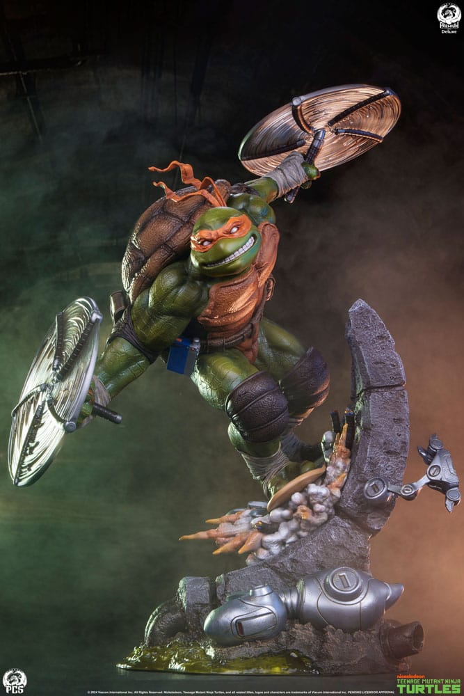 Tortugas Ninja Estatua 1/3 Michelangelo Deluxe Edition 67 cm