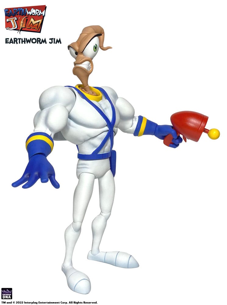 Earthworm Jim Figura Wave 1: Earthworm Jim & Snot 15 cm