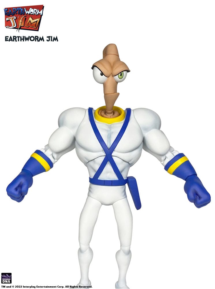 Earthworm Jim Figura Wave 1: Earthworm Jim & Snot 15 cm