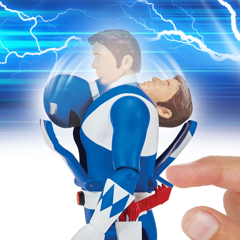 Mighty Morphin Power Rangers Figura Auto-Morphin Blue Ranger 12 cm