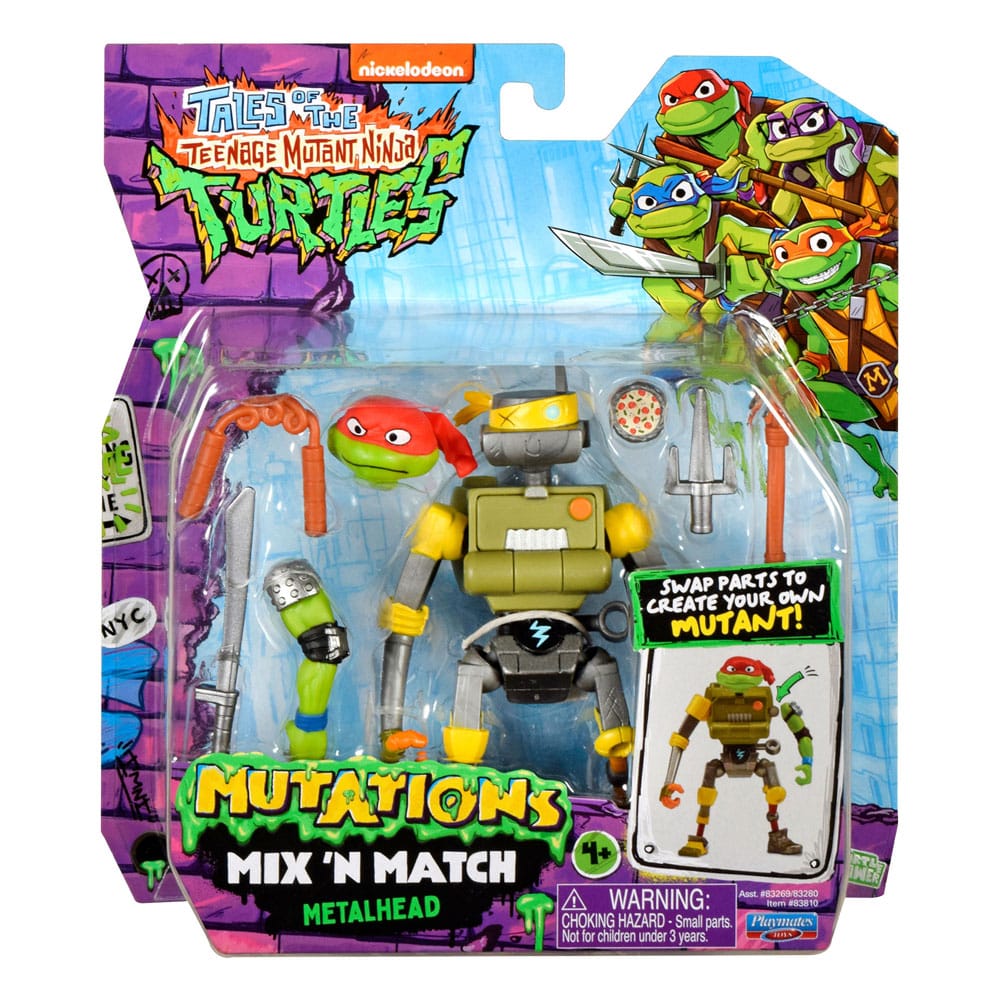 Tales of the Teenage Mutant Ninja Turtles Mix 'n Match Figura Metalhead 12 cm
